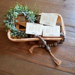 3Pc Rae Dunn 'BRIDE TO BE' Scented Hand & Body Soap Set
